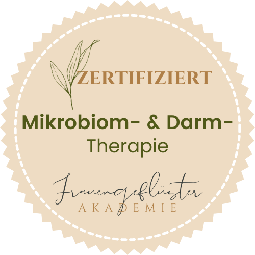 Zertifikat Mikrobiom- und Darmtherapie der Frauengeflüster Akademie